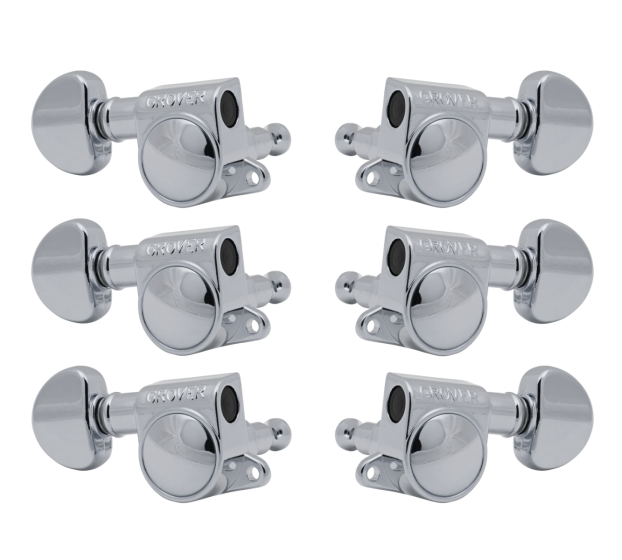 Grover Mid-Size Rotomatics 205-18 Series Chrome Set 3+3
