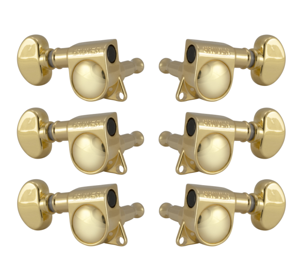 Grover Mid-Size Rotomatics 305 Series Gold Set 3+3