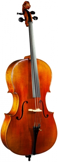 Cello Veracini 4/4 i heltre, trekk og bue, sett . VC40H