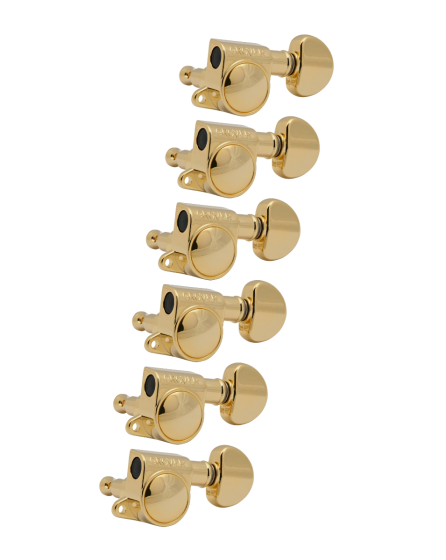 Grover Mid-Size Rotomatics 205-18 Series Gold Set 6-in-Line