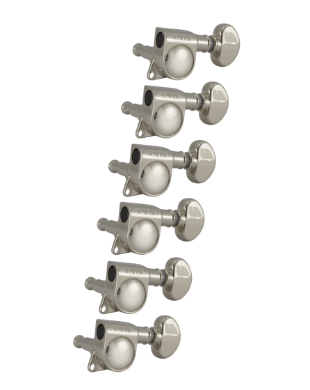 Grover Mid-Size Rotomatics 305 Series Nickel Set 6-in-Line