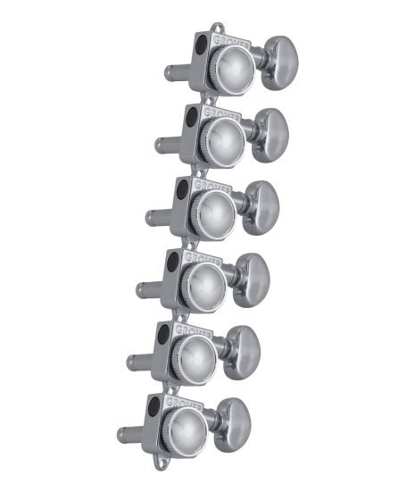 Grover Mini Roto-Grip Locking Rotomatics 505FV Series Chrome Set 6-in-Line