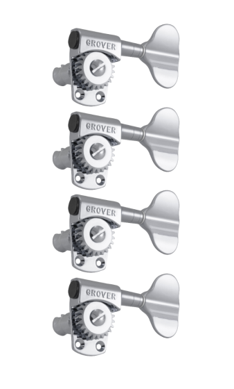 Grover Titan Electric Bass 145 Series Chrome Set 4-in-Line