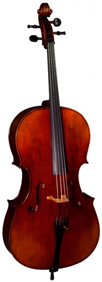 Cello Melodioso 4/4 i heltre, trekk og bue, sett . VC55H