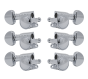 Grover Mid-Size Rotomatics 205-18 Series Chrome Set 3+3