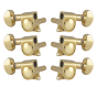 Grover Mid-Size Locking Rotomatics 406 Series Gold Set 3+3