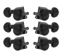 Grover Mid-Size Roto-Grip Locking Rotomatics 505 Series Black Chrome Set 3+3 