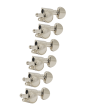 Grover Mid-Size Rotomatics 205-18 Series Nickel Set 6-in-Line