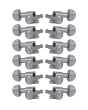 Grover Mini Rotomatics 205 Series Series Chrome Set 6+6