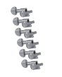 Grover Mini Rotomatics 205 Series Chrome Set 6-In-Line - Left Handed