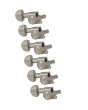 Grover Mini Rotomatics 205 Series Nickel Set 6-in-Line - Left Handed