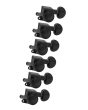 Grover Mid-Size Roto-Grip Locking Rotomatics 505 Series Black Chrome Set 6-in-Line