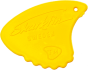 Sharkfin Pick - Relief Medium Yellow - 25 Pack