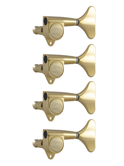 Grover Mini Bass 144 Series Gold Set 4-In-Line