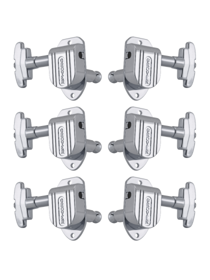 Grover Imperial 150 Series Chrome Set 3+3