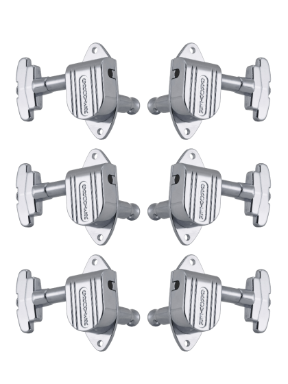 Grover Full-Size Imperial 151 Series Chrome Set 3+3