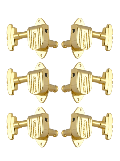 Grover Full-Size Imperial 151 Series Gold Set 3+3