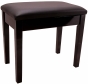 Montford Piano Bench with Storage - Black
