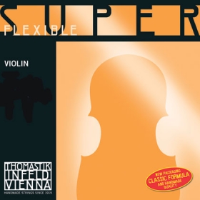 SuperFlexible Violin String D. 4/4 Chrome Wound