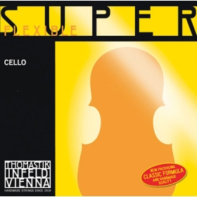 SuperFlexible Cello String D. Chrome Wound 4/4 - Strong*R