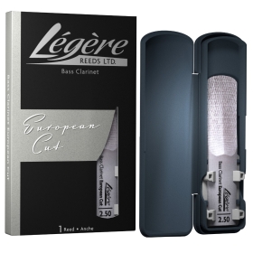 Legere Bass Clarinet Reeds European Cut 2.50