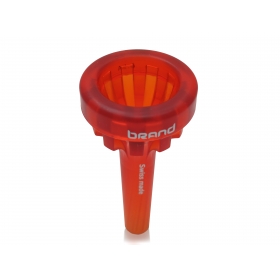 Brand Trombone Mouthpiece 12C Small TurboBlow – Red Orange