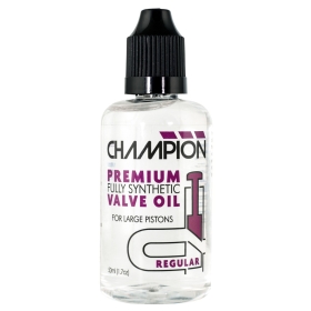 Champion Premium Fully Synthetic Valve Oil - Regular - 50ml Bottle