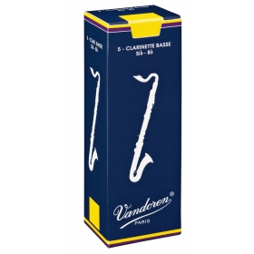 Vandoren Bass Clarinet Reeds 2.5 Traditional (5 BOX)