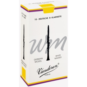 Vandoren Bb Clarinet Reeds 1.5 White Master (10 BOX)