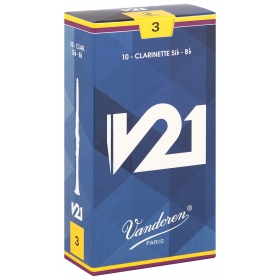 Vandoren Bb Clarinet Reeds 3.5+ V21 (10 BOX)