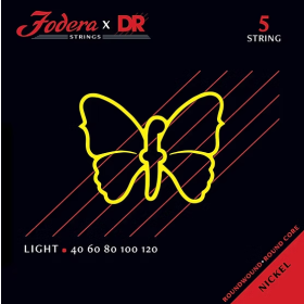 Fodera x DR Strings Bass Nickel Light - 5 string 