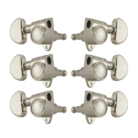 Grover Rotomatics 18:1 Gear Ratio 102-18 Series Nickle Set 3+3