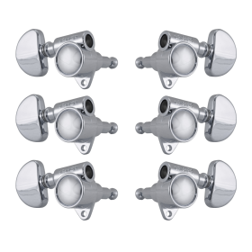 Grover Original Milk Bottle Style Rotomatics 102V Series Chrome Set 3+3 