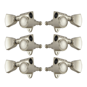 Grover Rotomatics 102 Series Nickel Set 3+3 - Keystone Buttons