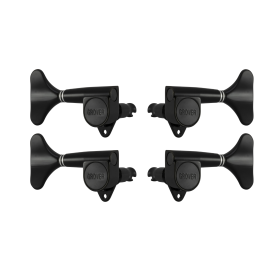 Grover Mini Bass 144 Series Black Chrome Set 2 + 2