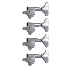 Grover Mini Bass 144 Series Chrome Set 4-in-Line