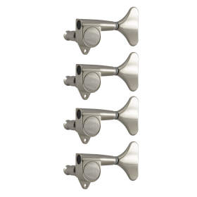 Grover Mini Bass 144 Series Nickel Set 4-in-Line