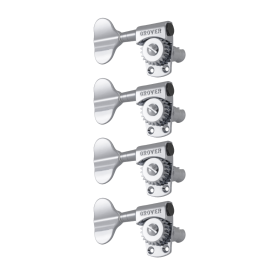 Grover Titan Electric Bass 145 Series Chrome Set 4-in-Line - Left Handed