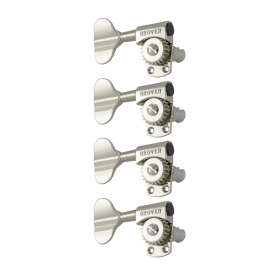 Grover Titan Electric Bass 145 Series Nickel Set 4-in-Line - Left Handed