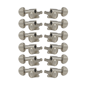 Grover Mini Rotomatics 205 Series Nickel Set 6+6