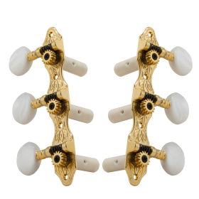 Grover Deluxe 306 Series Classic Gold Set 3+3 On Plate