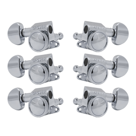 Grover Mid-Size Roto-Grip Locking Rotomatics 505 Series Chrome Set 3+3 