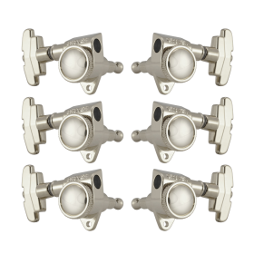 Grover Roto-Grip Locking Rotomatics 509 Series Nickel Set 3+3 - 3 Step Button