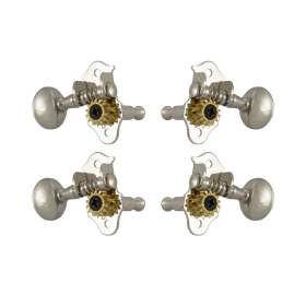 Grover Sta-Tite Ukulele 8 Series Nickel Pegs Set of 4 