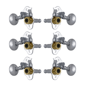 Grover Sta-Tite Vertical 98 Series Chrome Set 3+3