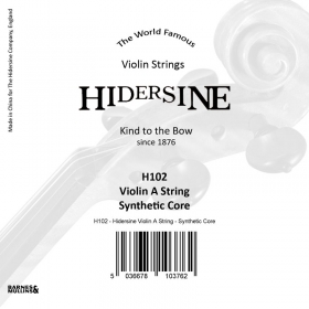 Hidersine Violin String A Synthetic core