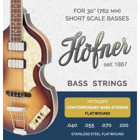 Hofner CT Bass Strings - Flatwound Stainless Steel