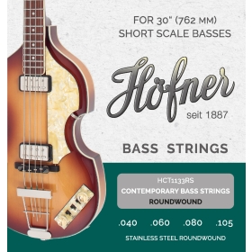 Hofner CT Bass Strings - Roundwound Stainless Steel