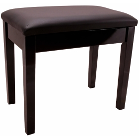 Montford Piano Bench with Storage - Black