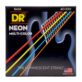 DR Strings Hi-Def Neon Multi-Colour Bass Light